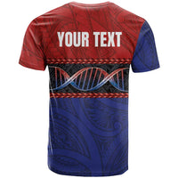 Personalised Samoan DNA-Proud of Samoa T Shirt Polynesian Patterns - Polynesian Pride