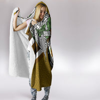 Hawaii James Campbell High School Hooded Blanket Kakau Pattern Gold Color Version LT03 - Polynesian Pride