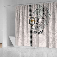 Custom Hawaii James Campbell High School Shower Curtain Tribal Kakau Pattern LT03 - Polynesian Pride