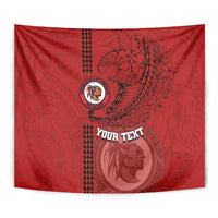 Hawaii Kahuku High & Intermediate School Tapestry Tribal Kakau Pattern LT03 - Polynesian Pride