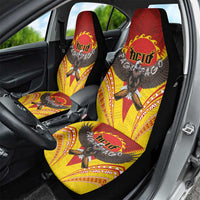 American Samoa Fautasi Race Car Seat Cover Pago Pago-Aeto Samoan Tattoo and Eagle LT03 - Polynesian Pride