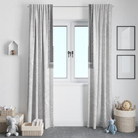 Philippines Polynesian Jasmine Pattern Window Curtain With Barong Tagalog White Style