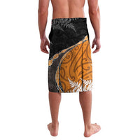 Personalised New Zealand Darts Lavalava Koru Tribal Tattoo and Silver Fern Maori Pattern Orange Color