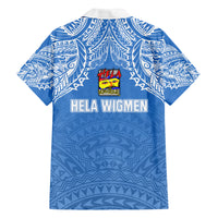 Hela Wigmen Rugby Family Matching Summer Maxi Dress and Hawaiian Shirt Papua New Guinea Polynesian Tattoo LT03 - Polynesian Pride