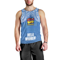 Hela Wigmen Rugby Men Tank Top Papua New Guinea Polynesian Tattoo LT03 - Polynesian Pride