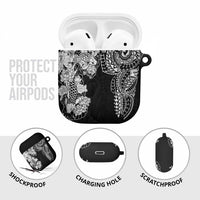 Japanese Irezumi and Hawaiian Polynesian Art Tattoo AirPods Case Black Color - Polynesian Pride