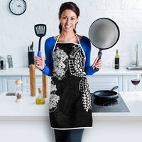 Japanese Irezumi and Hawaiian Polynesian Art Tattoo Apron Black Color - Polynesian Pride