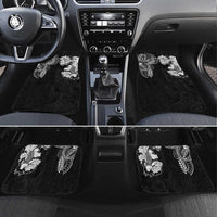 Japanese Irezumi and Hawaiian Polynesian Art Tattoo Car Mats Black Color - Polynesian Pride