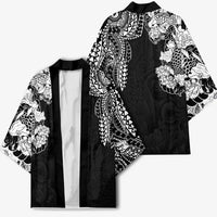 Japanese Irezumi and Hawaiian Polynesian Art Tattoo Kimono Black Color - Polynesian Pride