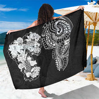 Japanese Irezumi and Hawaiian Polynesian Art Tattoo Sarong Black Color - Polynesian Pride