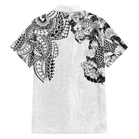 Japanese Irezumi and Hawaiian Polynesian Art Tattoo Hawaiian Shirt White Color LT03 - Polynesian Pride