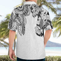 Japanese Irezumi and Hawaiian Polynesian Art Tattoo Hawaiian Shirt White Color LT03 - Polynesian Pride