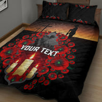 Custom New Zealand and Australia ANZAC Day Quilt Bed Set Gallipoli and Canlelight Lest We Forget LT03 - Polynesian Pride