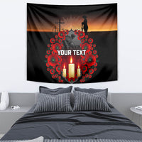 Custom New Zealand and Australia ANZAC Day Tapestry Gallipoli and Canlelight Lest We Forget LT03 - Polynesian Pride