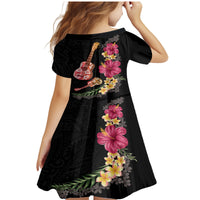 Ukulele mix Polynesian Flower Family Matching Mermaid Dress and Hawaiian Shirt Hawaiian Tribal Pattern LT03 - Polynesian Pride