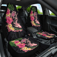 Hawaiian Tropical Plants Turtle and Shark Car Seat Cover Polynesian Art Tattoo