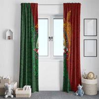 Papua New Guinea East Sepik Province Window Curtain Tribal Crocodile Birds of Paradise Melanesian Tattoo