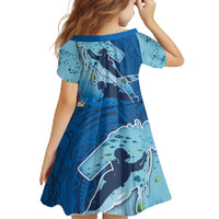 Polynesian Scuba Diving Family Matching Off Shoulder Maxi Dress and Hawaiian Shirt Beauty Corals with Underwater and Polynesian Pattern LT03 - Polynesian Pride
