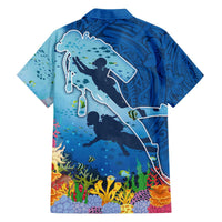 Polynesian Scuba Diving Family Matching Puletasi and Hawaiian Shirt Beauty Corals with Underwater and Polynesian Pattern LT03 - Polynesian Pride