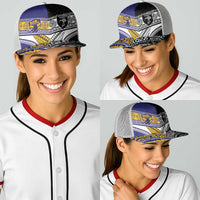 Niue and Aotearoa Rugby Baseball Net Cap Hiapo with Maori Moko Tribal Heritage Tattoos - Polynesian Pride