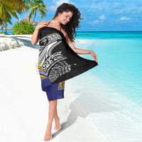 Rugby Niue and Aotearoa Sarong Hiapo with Maori Moko Tribal Heritage Tattoos - Polynesian Pride