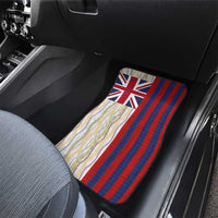 Hawaiian Tropical Plants Lei Car Mats National Flag Style - Polynesian Pride