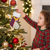 Hawaiian Tropical Plants Lei Christmas Stocking National Flag Style - Polynesian Pride