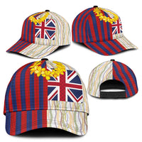 Hawaiian Tropical Plants Lei Classic Cap National Flag Style - Polynesian Pride