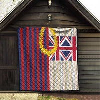 Hawaiian Tropical Plants Lei Quilt National Flag Style - Polynesian Pride
