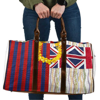 Hawaiian Tropical Plants Lei Travel Bag National Flag Style - Polynesian Pride