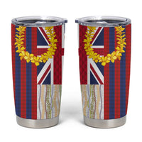 Hawaiian Tropical Plants Lei Tumbler Cup National Flag Style - Polynesian Pride