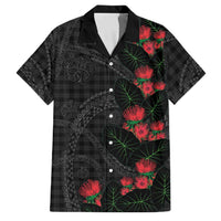 Hawaiian Kakau Art Family Matching Summer Maxi Dress and Hawaiian Shirt Taro Leaves with Ohia Lehua and Pakala Pattern - Polynesian Pride
