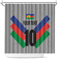 Custom New Caledonia-The Kagus Shower Curtain
