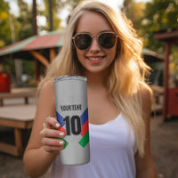 Custom New Caledonia-The Kagus Skinny Tumbler LT03 - Polynesian Pride