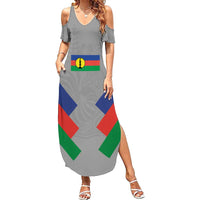 Custom New Caledonia-The Kagus Summer Maxi Dress