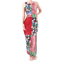 Hawaiian Floral Kakau Tropical Leaves-Sporty Style Tank Maxi Dress LT03 Women Art - Polynesian Pride