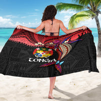 Tonga Emancipation Day Sarong Ngatu Humpback Whale Polynesian Flower LT03 - Polynesian Pride