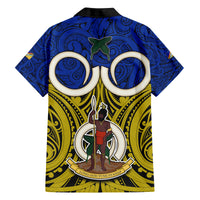Vanuatu Torba Province Family Matching Long Sleeve Bodycon Dress and Hawaiian Shirt Pig Tusk Mix Maori Pattern and Namele Leaf LT03 - Polynesian Pride