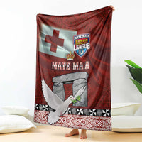 Mate Ma'a Tonga Blanket Haʻamonga ʻa Maui and White Dove - Tongan Kupesi Ngatu