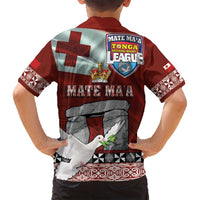 Mate Ma'a Tonga Family Matching Summer Maxi Dress and Hawaiian Shirt Haamonga a Maui and White Dove - Tongan Kupesi Ngatu LT03 - Polynesian Pride