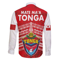 Mate Ma'a Tonga Family Matching Mermaid Dress and Hawaiian Shirt Double White Dove and Kupesi Ngatu Art Tattoo LT03 - Polynesian Pride