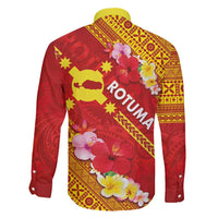 Rotuma Island Family Matching Short Sleeve Bodycon Dress and Hawaiian Shirt Fijian Tapa with Polynesian Art and Hibiscus LT03 - Polynesian Pride