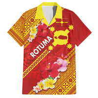 Rotuma Island Family Matching Summer Maxi Dress and Hawaiian Shirt Fijian Tapa with Polynesian Art and Hibiscus