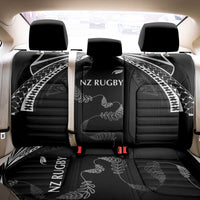 New Zealand Rugby Back Car Seat Cover Aotearoa Armour Blacks Silver Ferns - Polynesian Pride