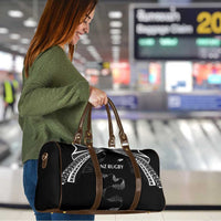 New Zealand Rugby Travel Bag Aotearoa Armour Blacks Silver Ferns - Polynesian Pride