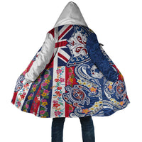 Hawaiian Manta Ray and Turtle Tribal Tattoo Cloak With Hawaii Flag and Flowers