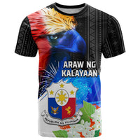 Philippines Independence Day T Shirt Philippines Eagle and Sampaguita Jasmine Yakan Tribal