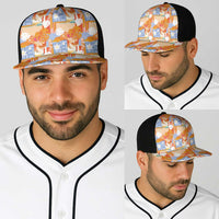 Hawaiian and Japanese Culture Together Baseball Net Cap Palaka Japanese Art and Tropical Motif Tribal Patchwork LT03 - Polynesian Pride
