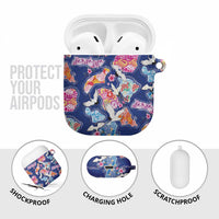 Hawaiian and Japanese Culture Together AirPods Case Hawaiian Archipelago Shape Sea Animals LT03 - Polynesian Pride
