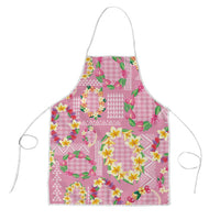 Hawaiian Leis Apron Kakau Tattoos and Palaka Pastel Pink Color LT03 Pink - Polynesian Pride